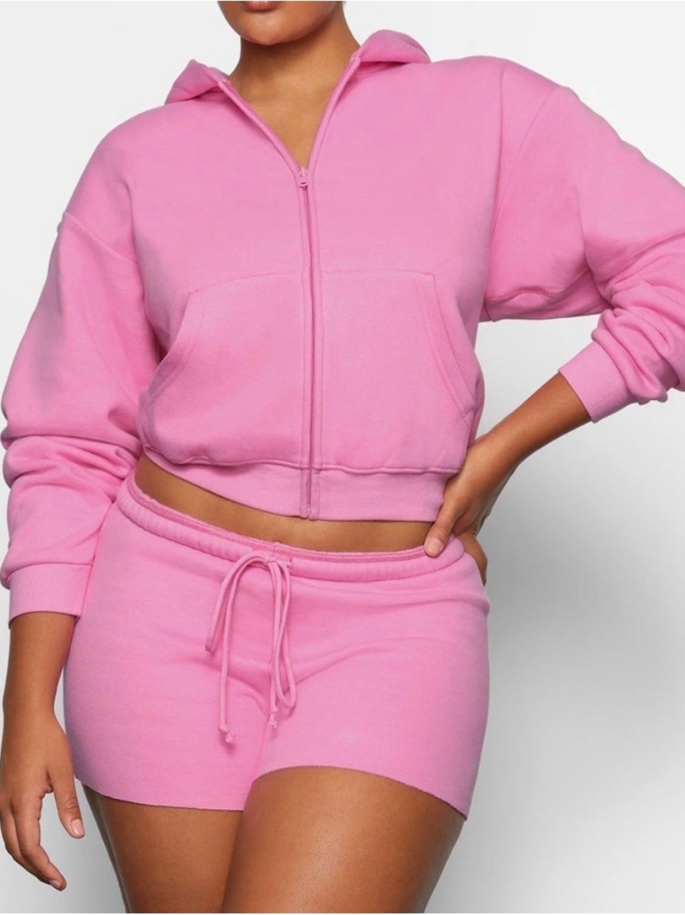 SKIMS BubbleGum Pink Lounge Shorts XS